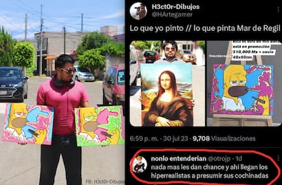 Artista queretano "copia" obras y las vende más baratas que Mar de Regil