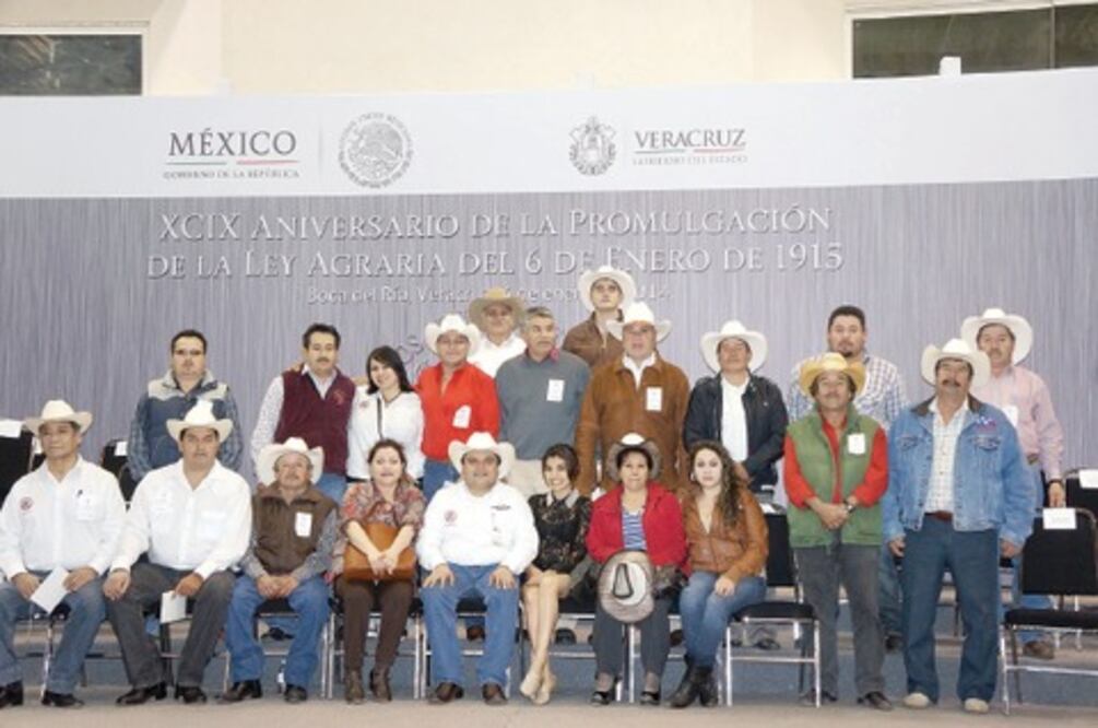 Conmemoran 99 años de Ley Agraria