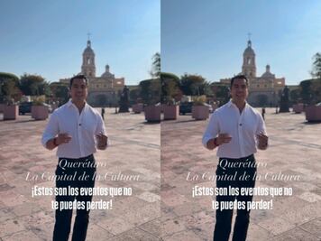 El alcalde de Querétaro, Felifer Macías, presenta la agenda cultural de septiembre y octubre