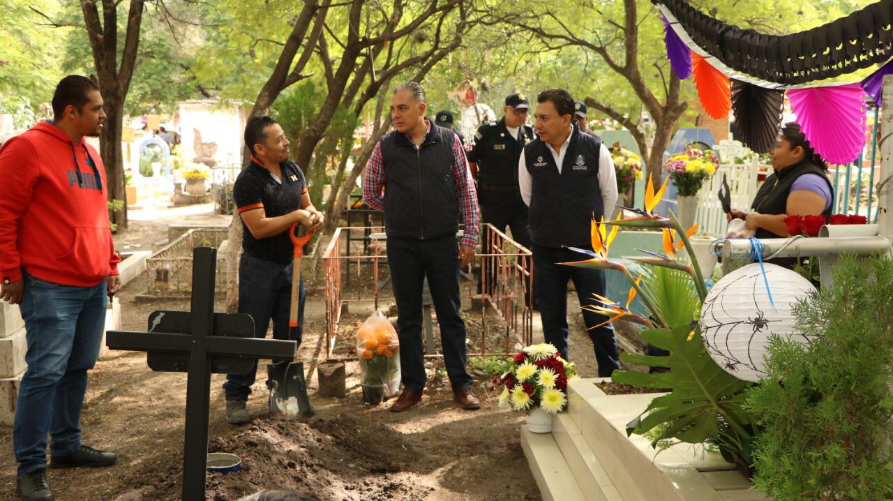 Seguridad Ciudadana supervisa panteones del estado
