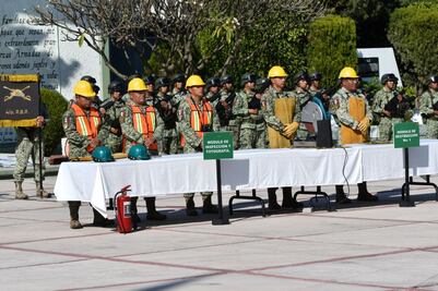 Sedena destruye 218 armas aseguradas en Querétaro durante 2024