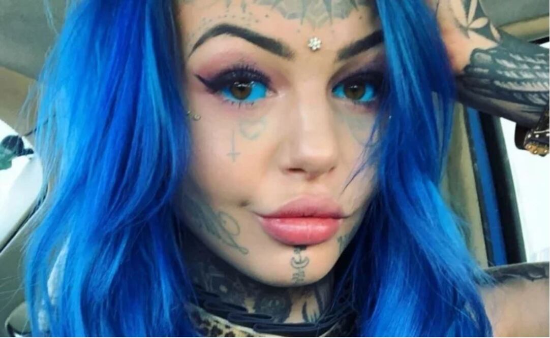 La influencer Amber Luke perdió la vista por varias semanas Foto: Instagram