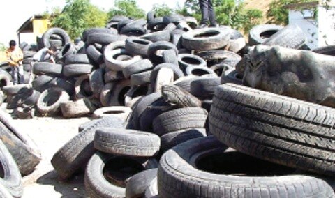 Recolectan   llantas usadas en Corregidora 