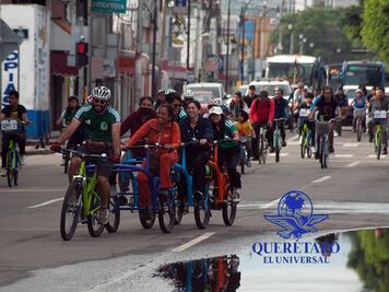 Rodada festiva reúne a familias queretanas