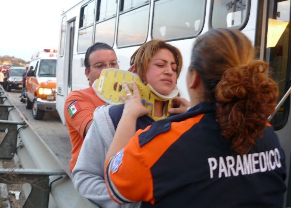 Choque en la México-Querétaro