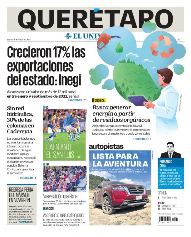 Portada 11 de marzo de 2023