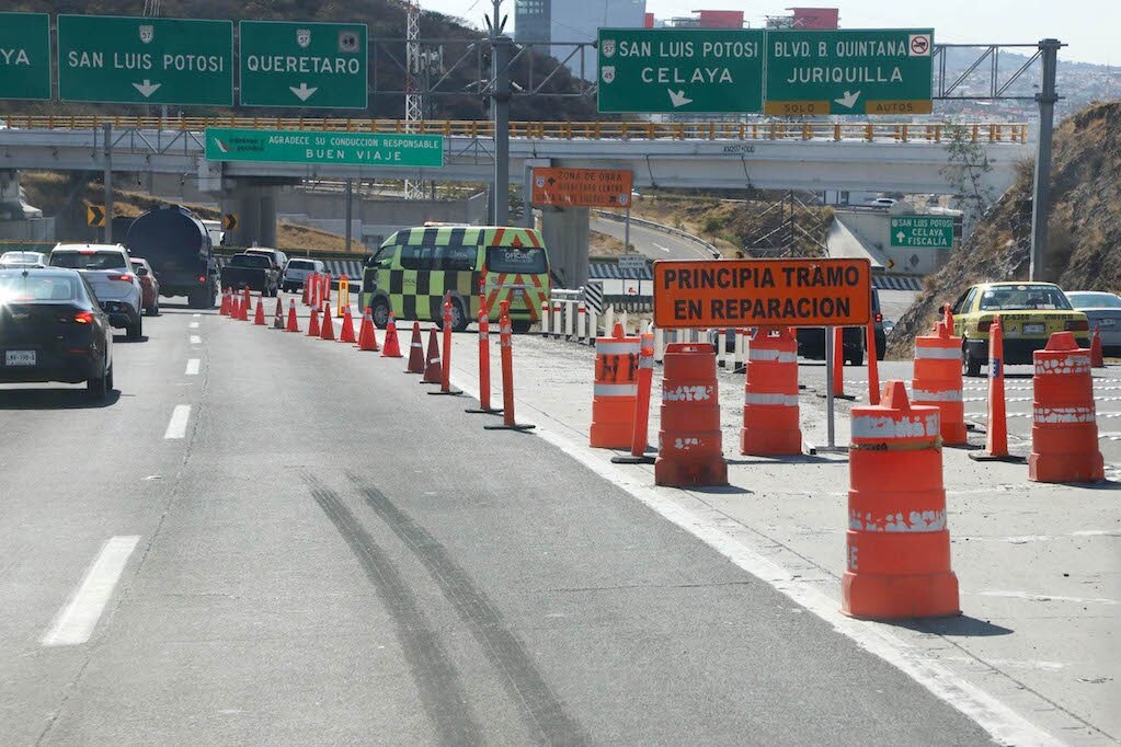 Siguen obras en la carretera 57; llevan el 10% de los trabajos 
