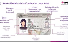 INE presenta nuevo modelo de Credencial para Votar; cuenta con 25 elementos de seguridad