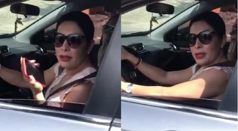 'Lady Casas' rompe cuarentena y explota contra paramédico que le impidió el paso