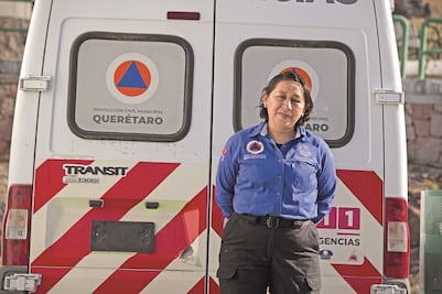 Erika Magaly, la vida de una mujer entregada a las acciones de protección civil