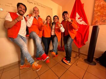 Con tenis fosfo fosfo, se registran en Movimiento Ciudadano cuatro aspirantes para la capital de Querétaro