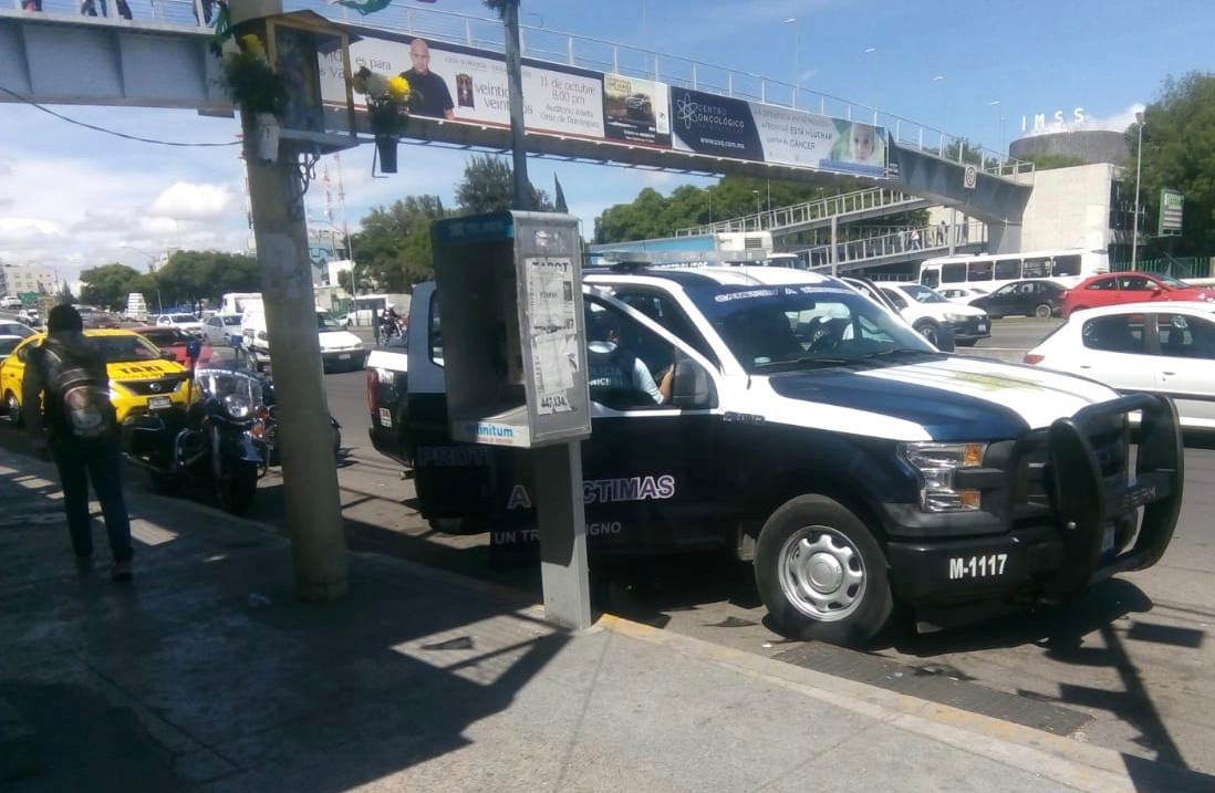 #Avance| Detienen suicidio en avenida 5 de febrero