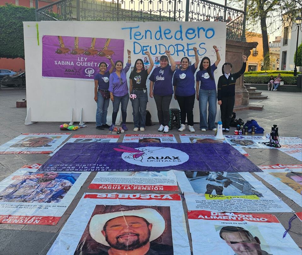Llaman a exponer a deudores alimentarios de Querétaro en un mega tendedero