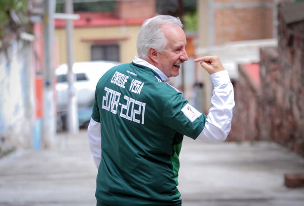 El aspirante solicitó la oportunidad de servirles nuevamente para consolidar los beneficios de  los ciudadanos de El Márques. / Foto: Especial
