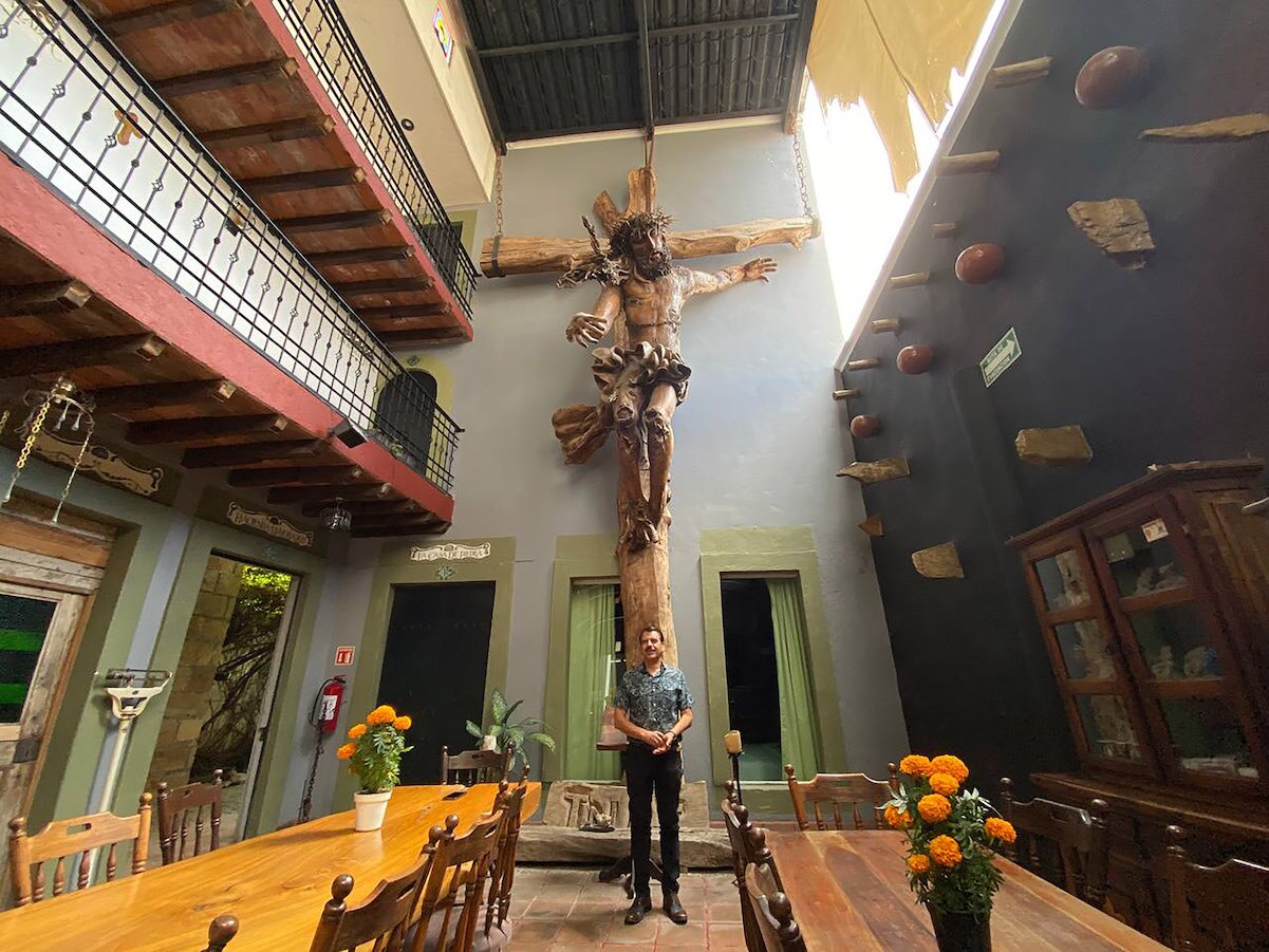 El Cristo desprendido, la imagen creada para la misa que ofició Benedicto XVI en León, Guanajuato