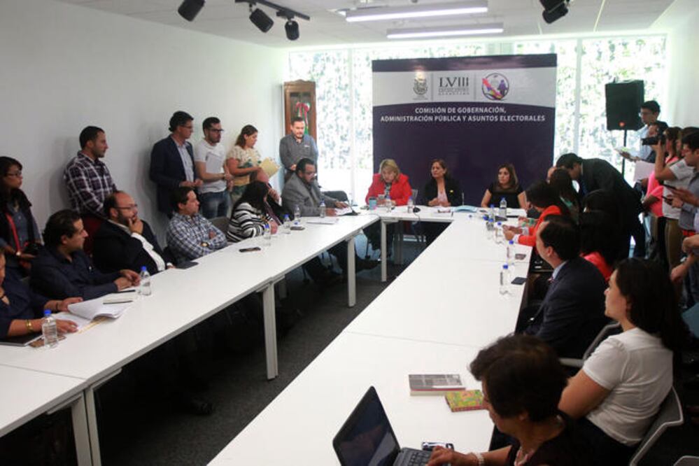 Tras sesionar en la Comisión de Gobernación, Administración Pública y Asuntos Electorales, se determinaron las principales propuestas para la nueva Ley Electoral del estado. (CÉSAR GÓMEZ. EL UNIVERSAL)