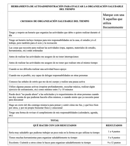 No me alcanza el tiempo ¡Dígame rápido qué puedo hacer!
