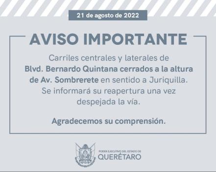 Se desploma trabe de puente en construcción en Bernardo Quintana y Sombrerete 