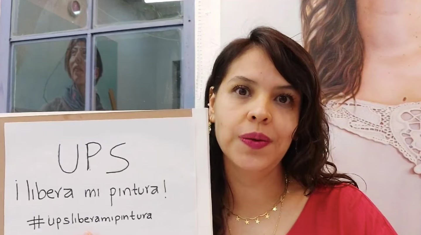 Artista vive calvario para que su obra llegue a España; la envió por paquetería