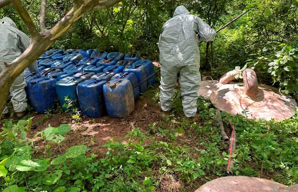 Desmantelan narcolaboratorio en El Marqués