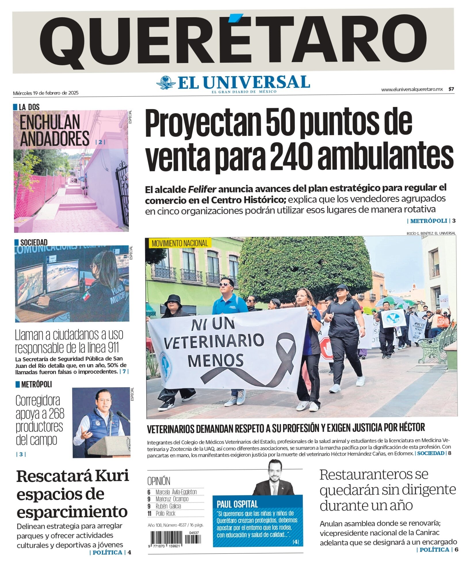 Portada 19 de febrero de 2025