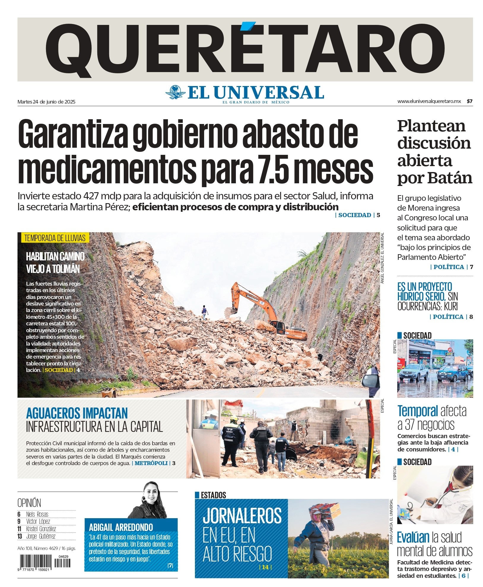 Portada 24 de junio de 2025