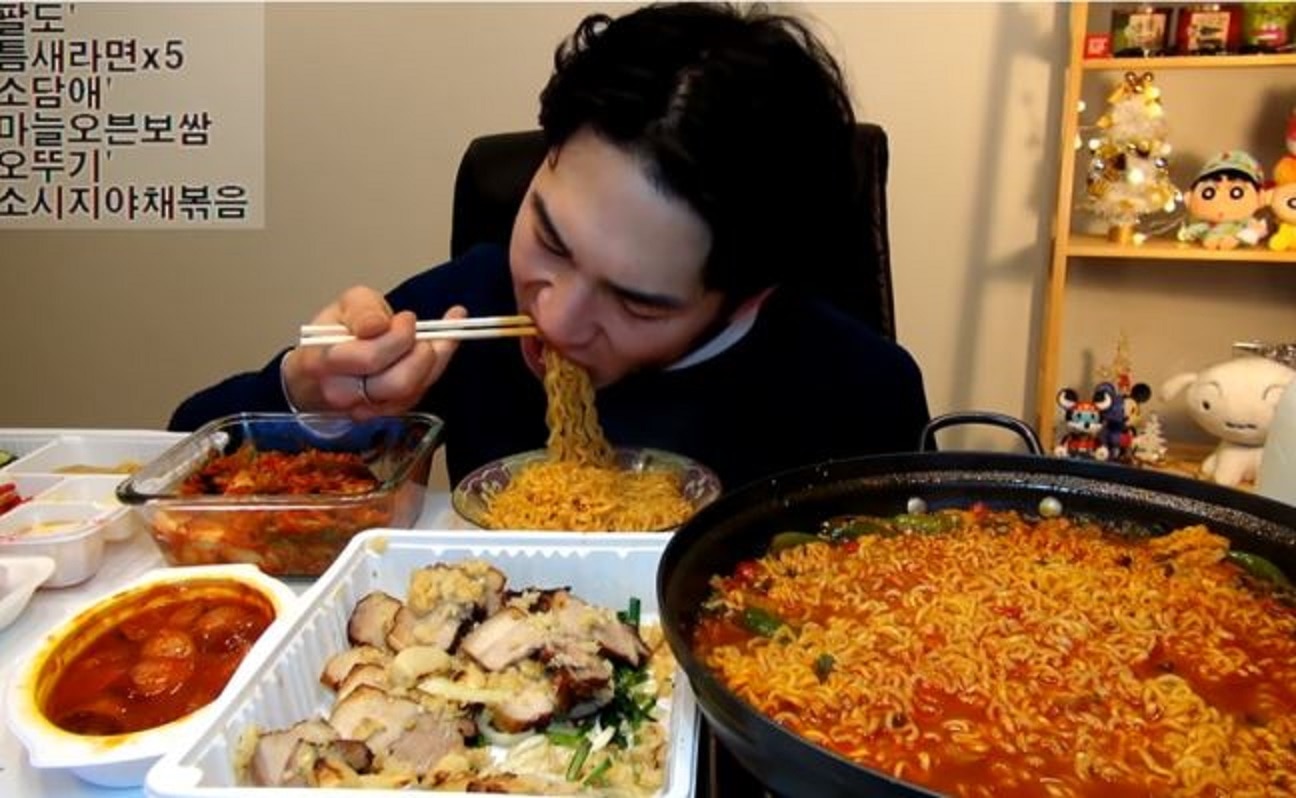 Mukbang, la moda coreana de comer hasta reventar