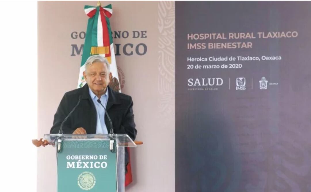 Debido a la contingencia, el Presidente decidió que su conferencia matutina se transmita por el Sistema Público de Radiodifusión del Estado Mexicano. Foto: EDWIN HERNÁNDEZ. EL UNIVERSAL