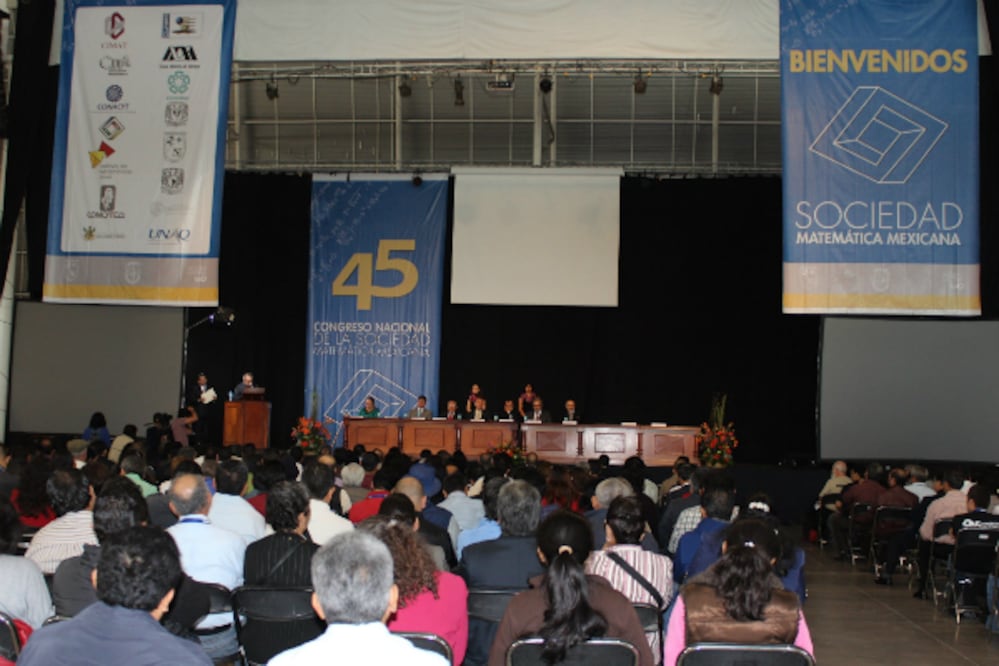 Inauguran Congreso Nacional de Sociedad Matemática Mexicana