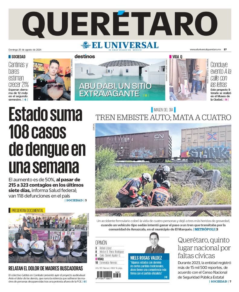 Portada 25 de agosto de 2024