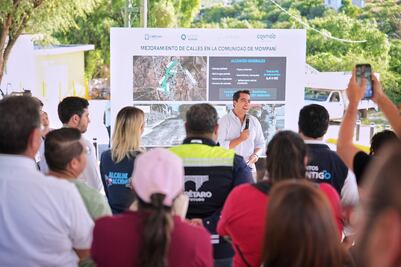 Gobierno invierte 16.1 mdp en dignificación de calles en Mompaní