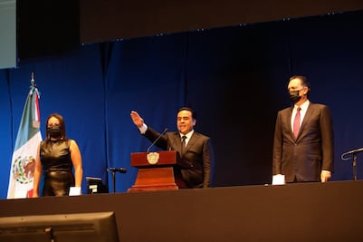 Luis Nava rinde protesta como alcalde de la capital