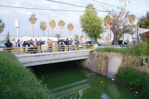 Supervisan trabajos de limpieza en seis drenes