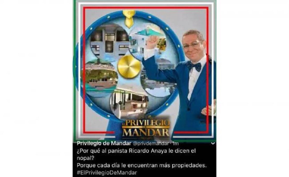Parodian a Ricardo Anaya en "El privilegio de mandar"
