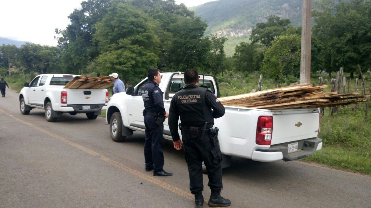 Detienen a talamontes en Jalpan