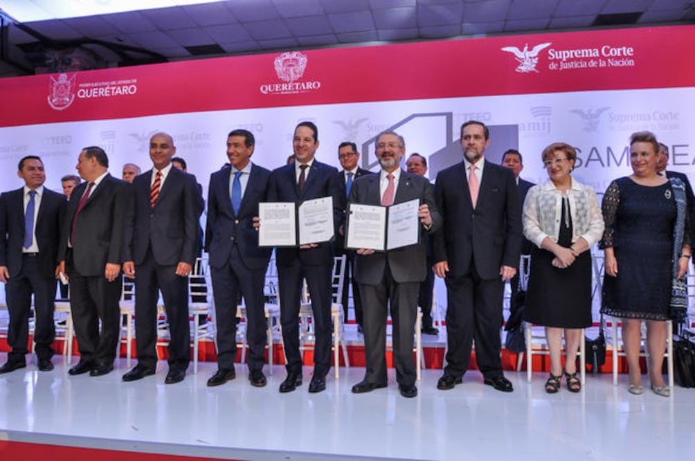 Con esta alianza Querétaro se posiciona a nivel nacional como pionero en la modernización de la impartición de justicia. (FOTO: RICARDO LUGO. EL UNIVERSAL)