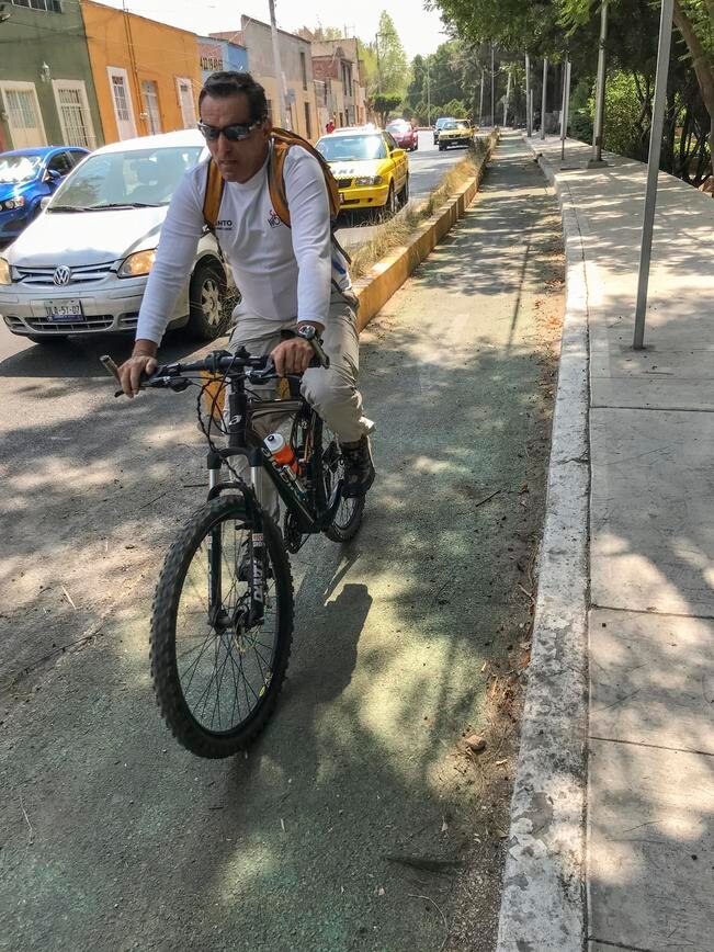 Las ciclovías. Lucen en el olvido y con desperfectos