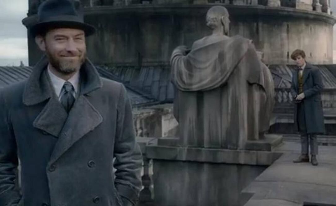 Jude Law aparece en la segunda entrega de "Animales fantásticos" FOTO: TOMADA DE VIDEO