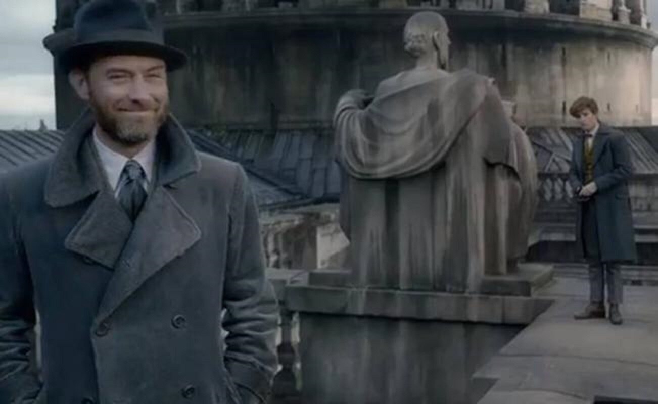 Jude Law aparece en la segunda entrega de "Animales fantásticos" FOTO: TOMADA DE VIDEO