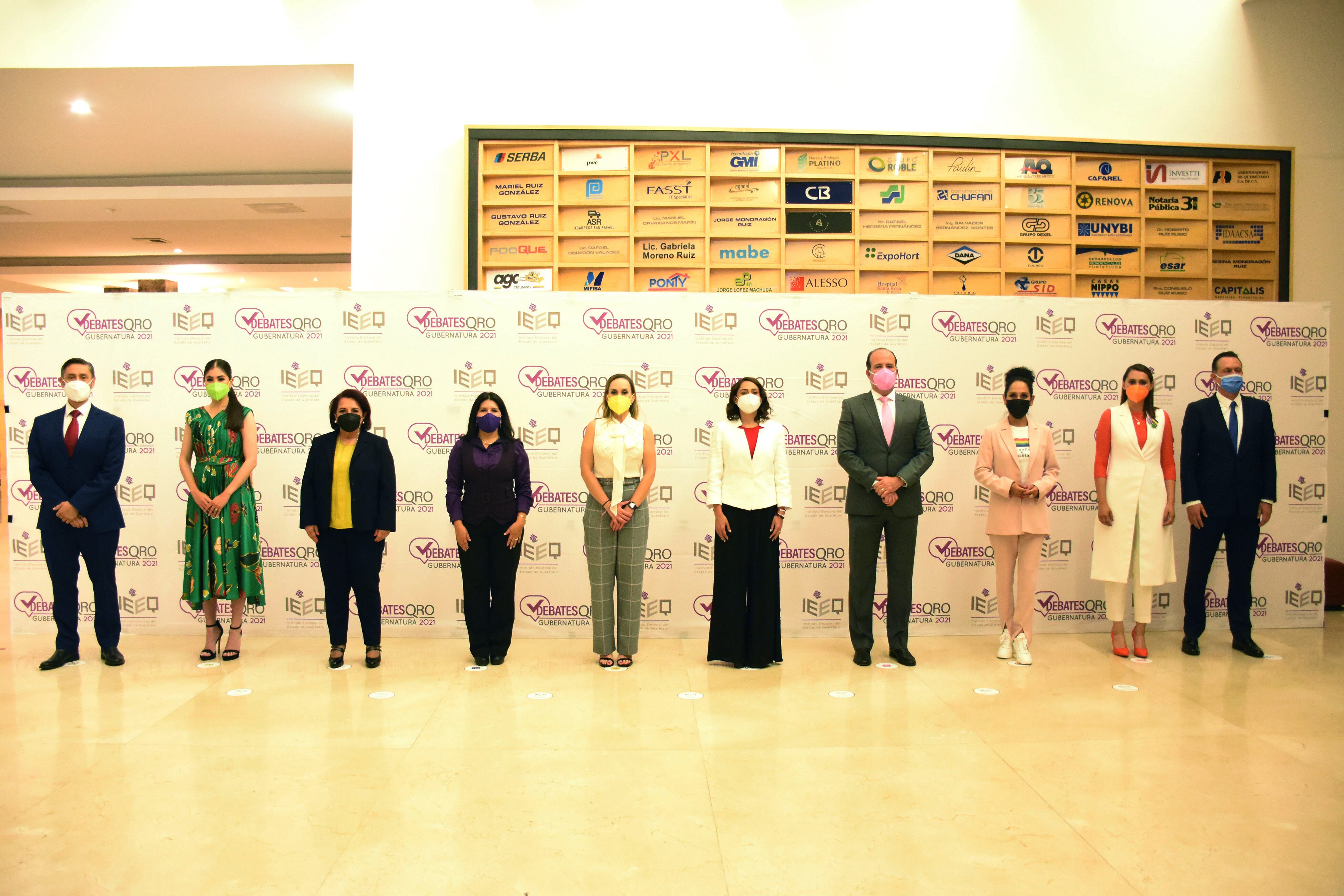 Más que propuestas, candidatos y candidatas a la gubernatura de Querétaro exponen ataques