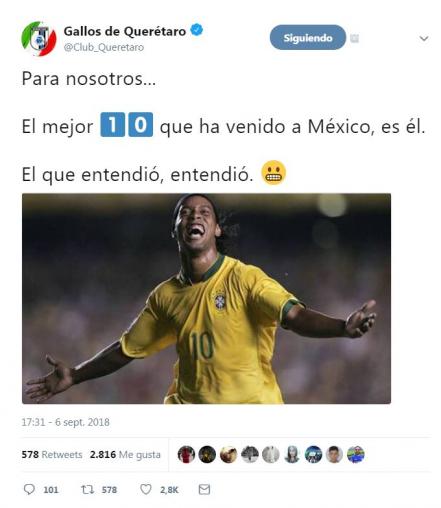 Querétaro lanza indirecta a Dorados, tras llegada de Maradona