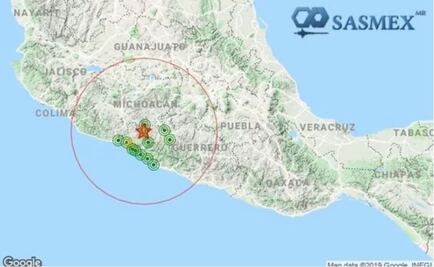 Difunden en redes videos de cómo se sintió el sismo registrado en Huetamo, Michoacán