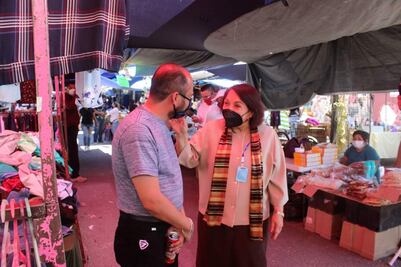 Celia Maya se comprometió a dignificar los mercados