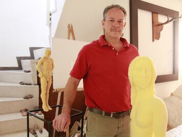 Arte en papel y esponja