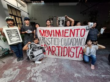 Con grabados expresan su apoyo a pueblos indígenas