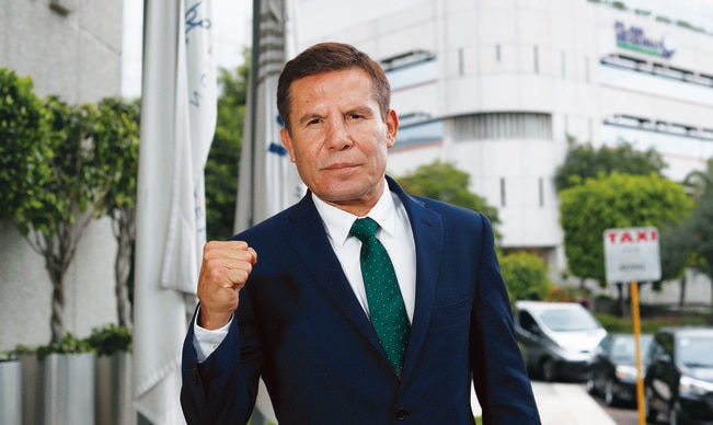 El César del boxeo debe ser fuerte para guiar a su familia (LUIS CORTÉS. EL UNIVERSAL)