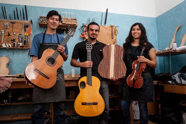 Laudería, creaciones inspiradas en músicos