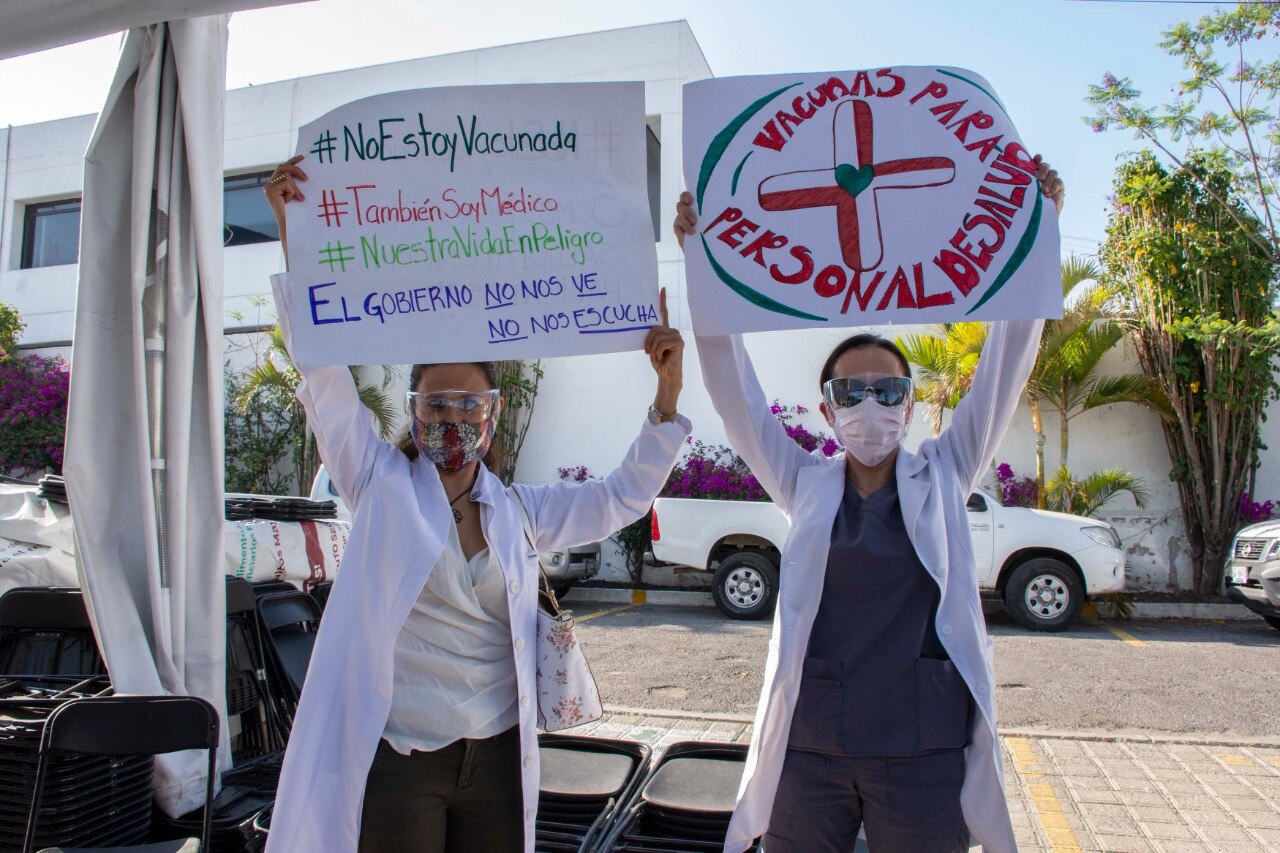 También en Querétaro, médicos del sector privado piden la vacuna contra el Covid-19