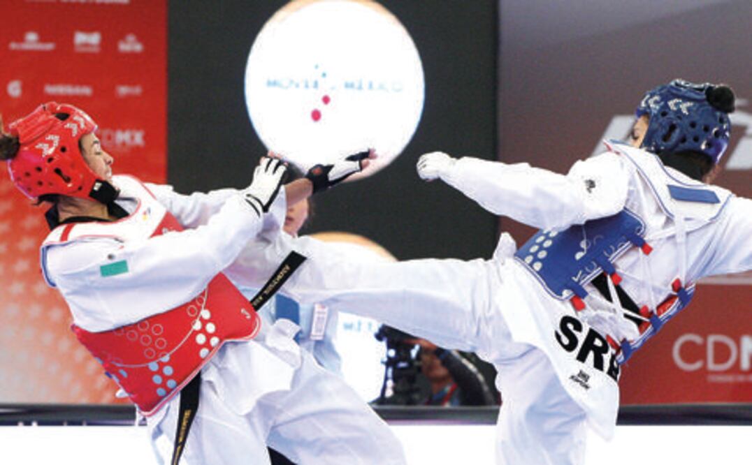 María y Saúl con plaza olímpica