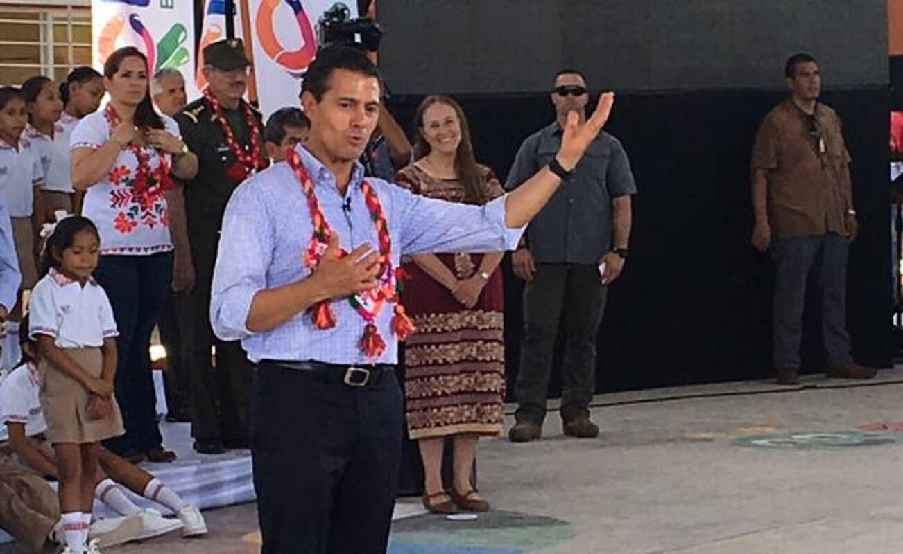Quienes están contra la reforma educativa, están contra México: Peña Nieto